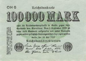 100000 Mark 1923